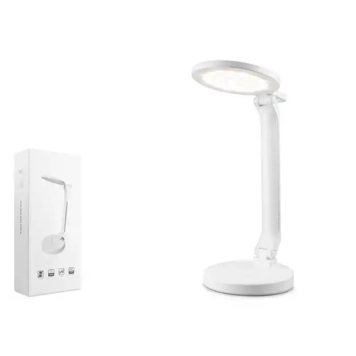 Usb Şarjlı Masa Lambası - Beyaz Q908-2