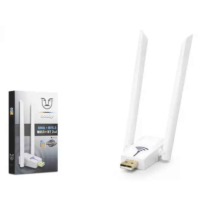 Usb Wifi Adaptör Wifi 6 Bluetooth 5.3 W212