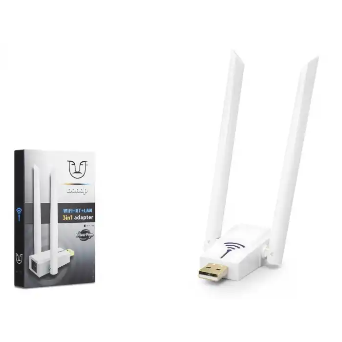 Usb Wifi Bluetooth Ethernet Adaptör 150 Mbps W119