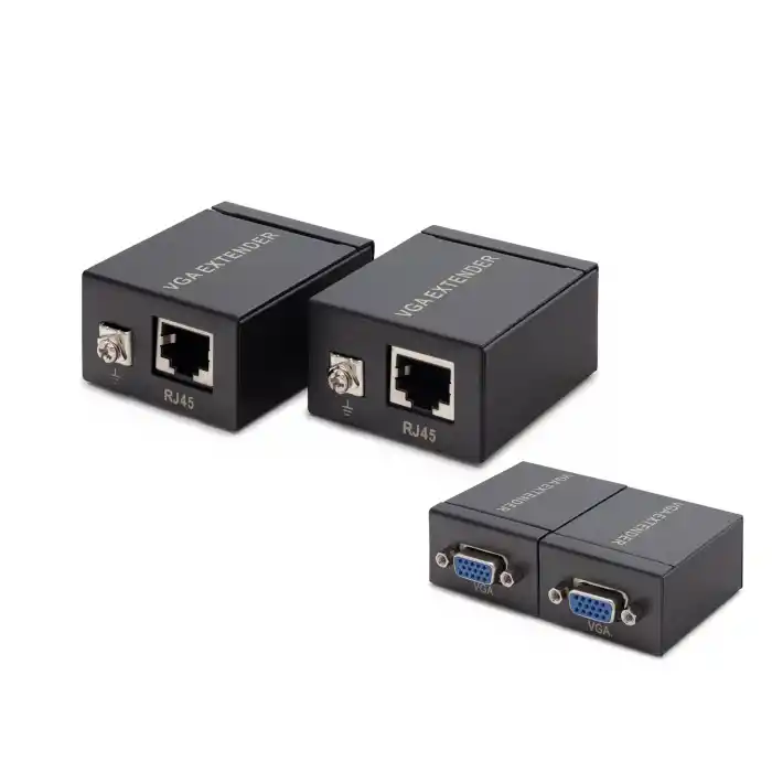 Vga Rj45 Extender Görüntü Aktarim Seti 60 M HDX1285