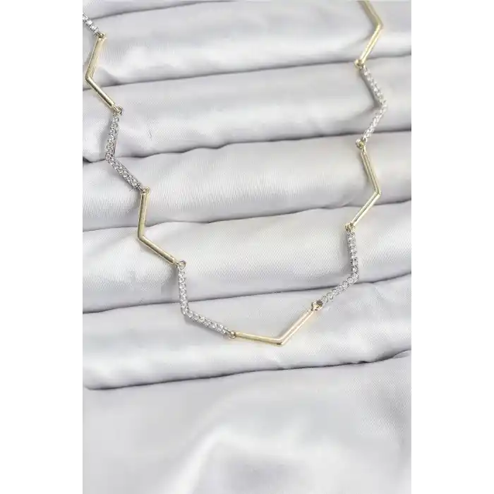 VIP Seri Zikzak Model Kadın Kolye