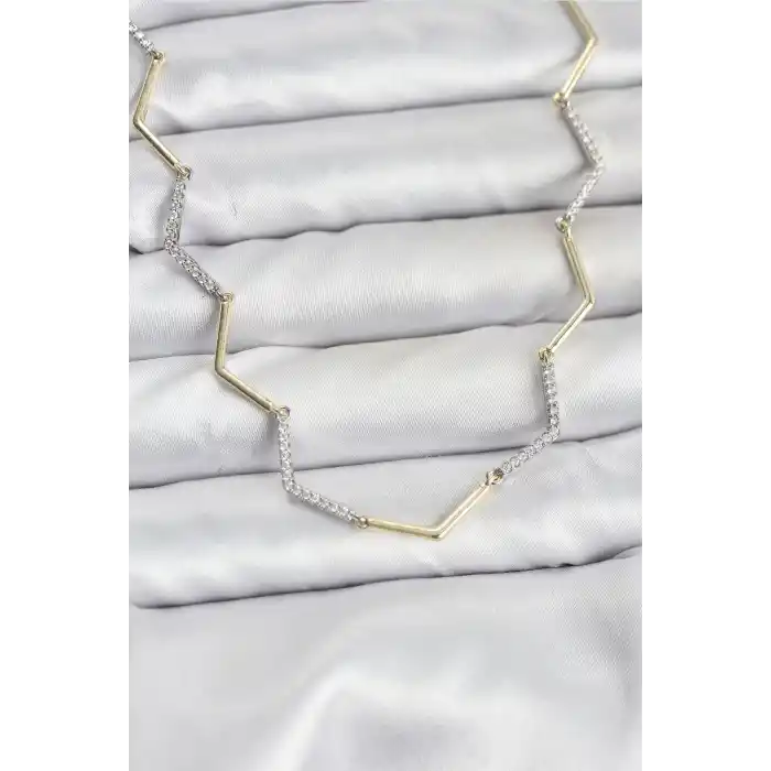 VIP Seri Zikzak Model Kadın Kolye