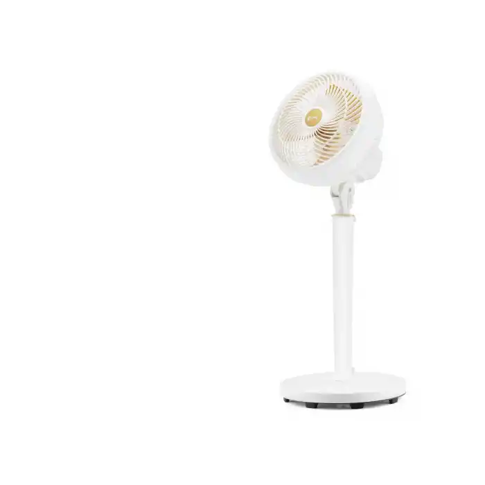 Vortex 79 Ayarlanabilir Ayaklı Retro Vantilatör 9 İnç 70W 3 Kademeli Beyaz FNF15
