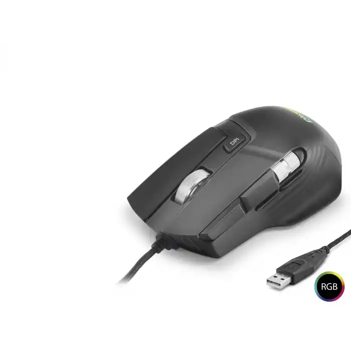 X13 Mouse 12400 Dpi 10 Tuş Makro 1000 Hz Rgb - Siyah