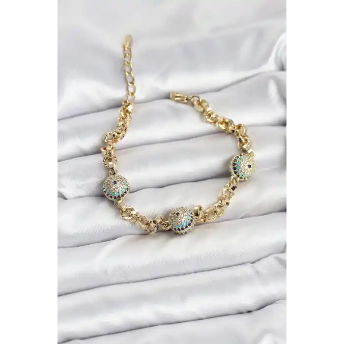 Xuping VIP Nazarlı Gold Renk Bileklik
