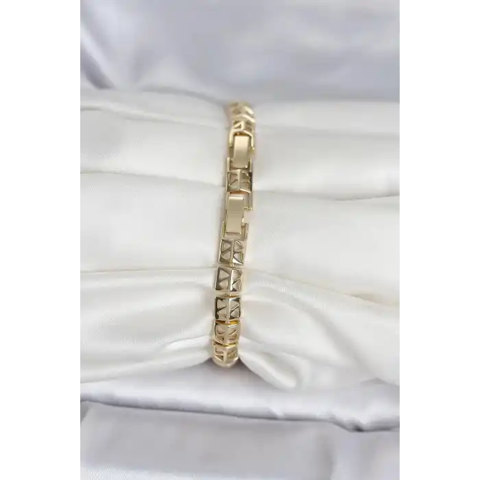 Xuping Zirkon Taşlı Gold Renk Kadın Bileklik