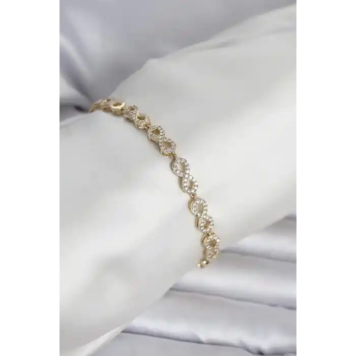 Xuping Zirkon Taşlı Sonsuzluk Model Kadın Bileklik