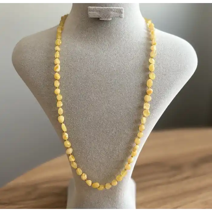 Yetişkin Damla Kehribar Kolye