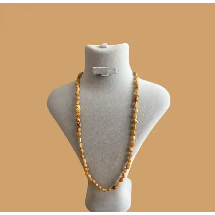 Yetişkin Damla Kehribar Kolye