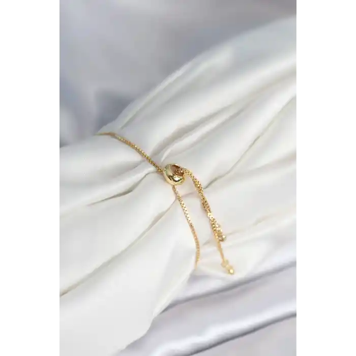 Yıldız Model Asansörlü Gold Renk Kadın Bileklik