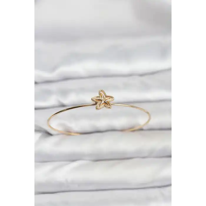 Yıldız Model Gold Renk Bileklik