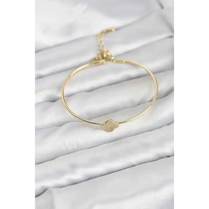 Yonca Model Gold Renk Kadın Bileklik