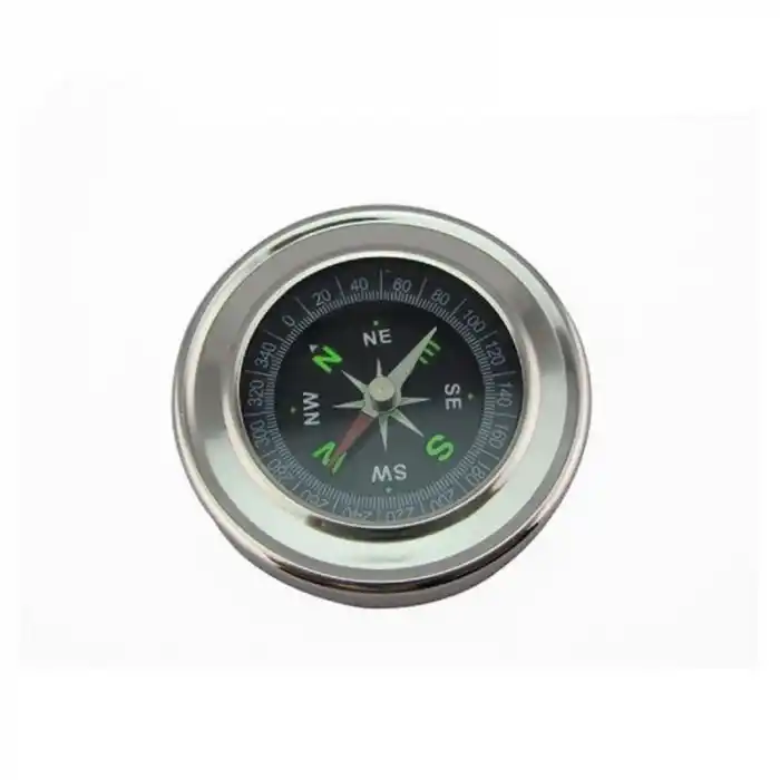 Yuvarlak Metal Kasa Dayanıklı Pusula 80Mm