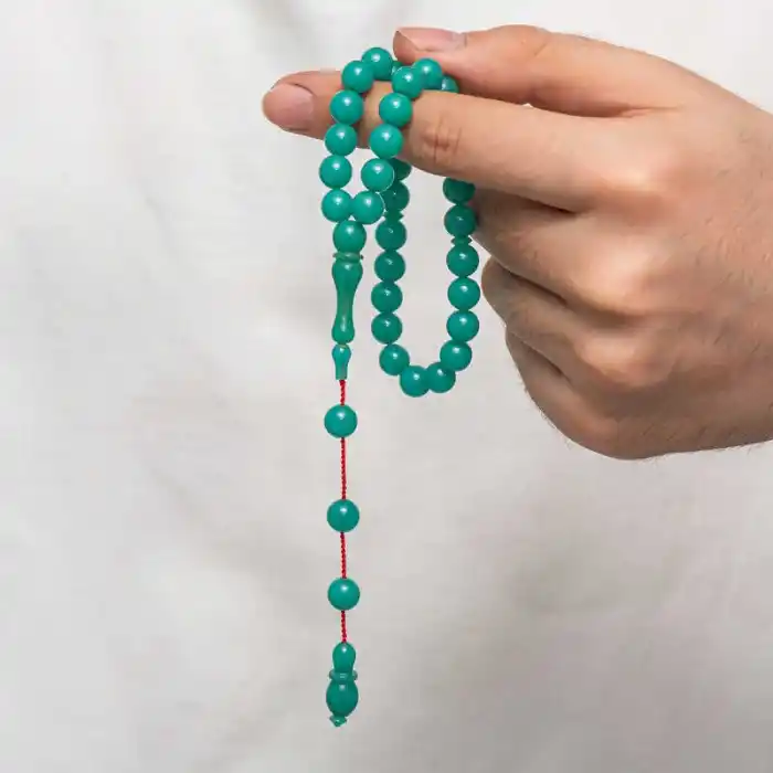 Yuvarlak Sıkma Kehribar Tesbih