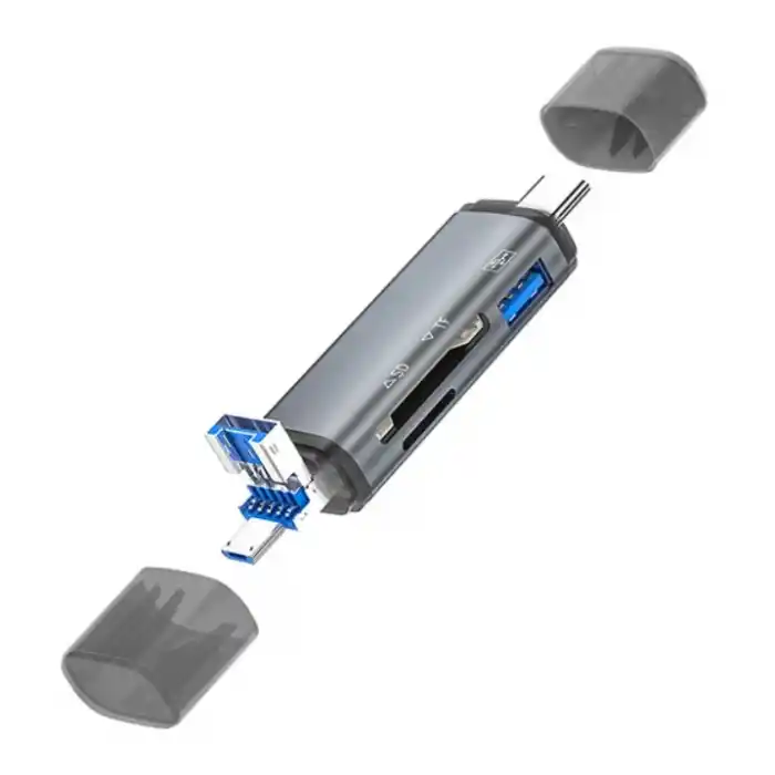 ZR286 Ads307 3 In 1 Type-C Card Reader