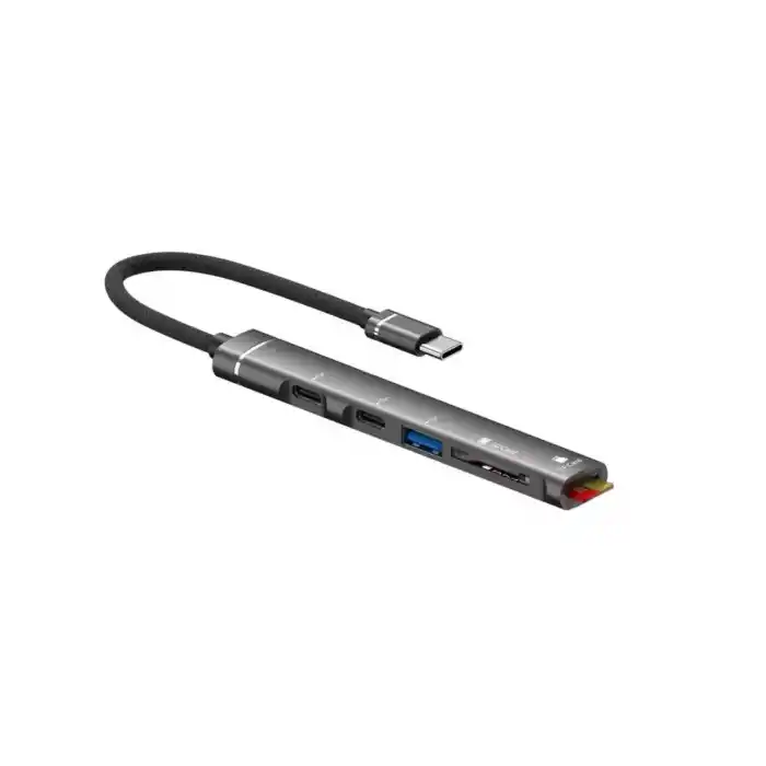 ZR562 Type-C 5 İn 1 Usb Hub Card Reader