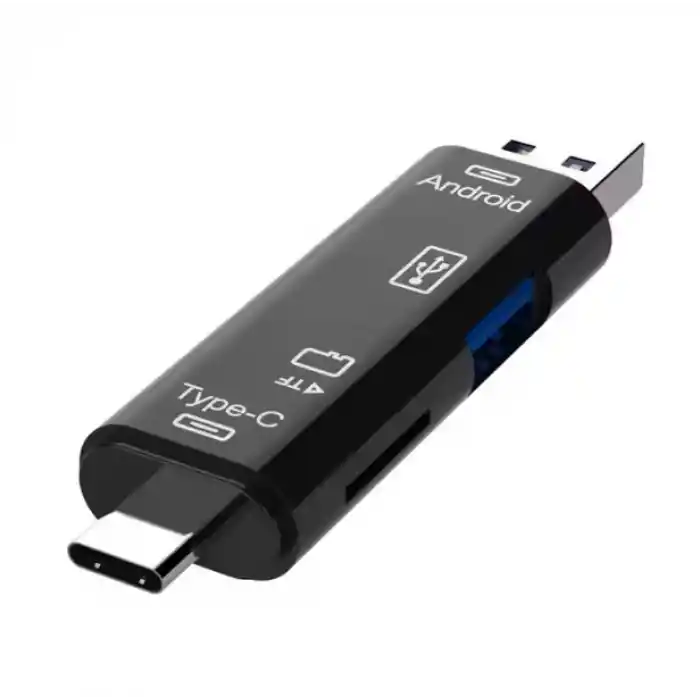 ZR824 Type-C 3 İn 1 Otg Smart Card Reader