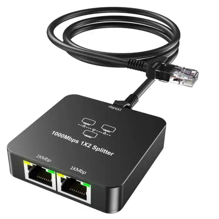 ZR861 Rj45 1To2 Gigabit Splitter Adaptör