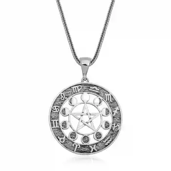 ​Gümüş 12 Burç Kolye