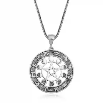 ​Gümüş 12 Burç Kolye