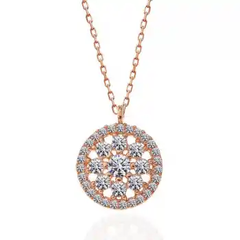 ​Gümüş Rose Çiçek Kadın Kolye