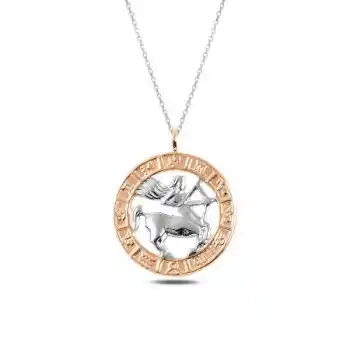 ​Gümüş Rose Yay Burcu Kolye