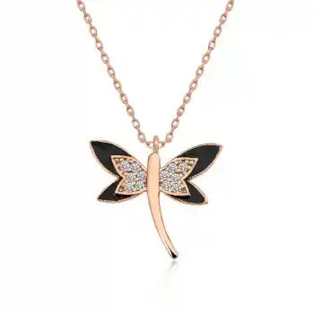 ​Gümüş Rose Yusufçuk Bayan Kolye