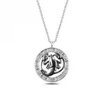 ​Gümüş Yengeç Burcu Kolye