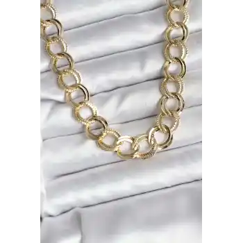 14K Gold Renk Kaplama Samanyolu Model CM Kadın Kolye