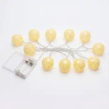 2 Metre 10’lu Top LED Işık - Pilli Gün Işığı Dekoratif Aydınlatma