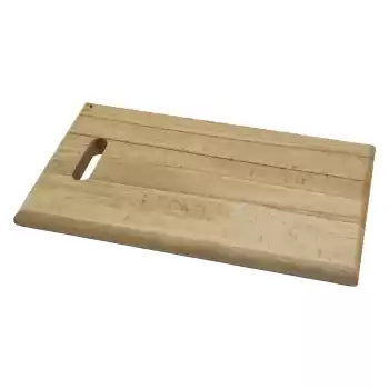 25X40CM   KALIN=2.5CM  AHŞAP KESİM PANOSU - ET TAHTASI  EL GEÇMELİ KULP (5069)