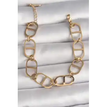 316L Çelik Gold Renk Kadın Bileklik