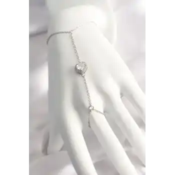 316L Çelik Gümüş Renk Kalp Model Şahmeran