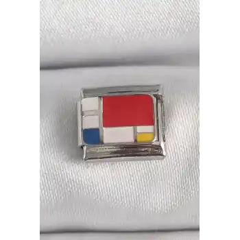 316L Çelik Gümüş Renk Karışık Renk Portre Model Nomination Charm