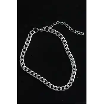 316L Çelik Klasik Model Gümüş Renk Erkek Bileklik