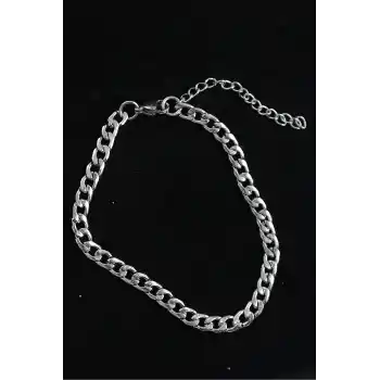 316L Çelik Klasik Model Gümüş Renk Erkek Bileklik