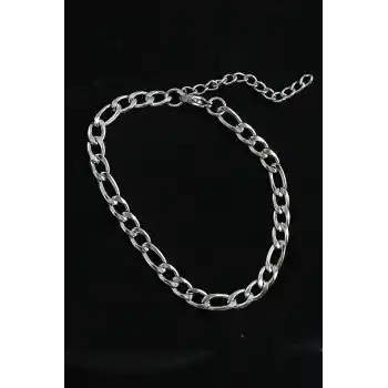 316L Çelik Klasik Model Gümüş Renk Erkek Bileklik