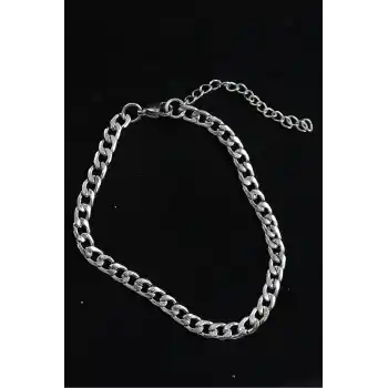 316L Çelik Klasik Model Gümüş Renk Erkek Bileklik