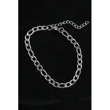 316L Çelik Klasik Model Gümüş Renk Erkek Bileklik