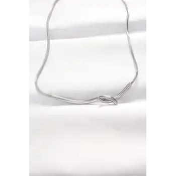 316L Çelik Silver Renk Kolye