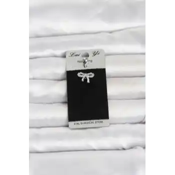 316L Cerrahi Çelik Fiyonk Model Göbek Piercing