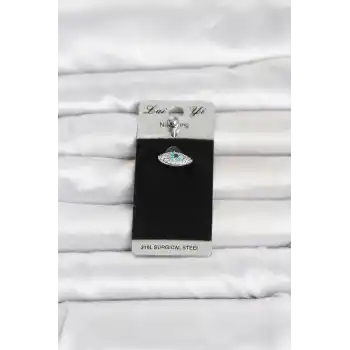316L Cerrahi Çelik Göz Model Göbek Piercing