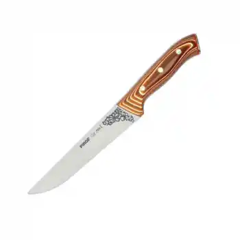 32103 Elite Kurban, Kasap Bıçağı 19 cm - Kahverengi Perçinli Kompozit Sap
