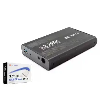 3.5 Inç Sata Hdd Harici Disk Kutusu Usb 3.0 - Siyah HDX1756