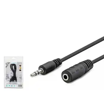 3.5 Mm Aux Uzatma Kablosu 1.2 M - Siyah HDX1004
