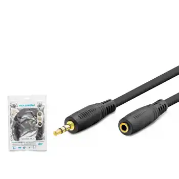3.5 Mm Aux Uzatma Kablosu 5 M - Siyah HDX1020