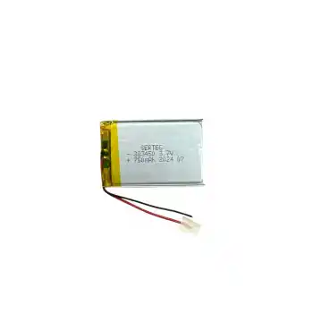 383450 3.7V 750 MAh Li-Polymer Pil Devreli/1.5A