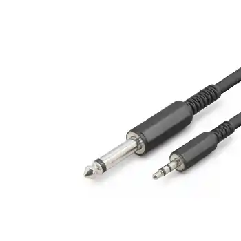 6.35Mm To 3.5Mm Gitar Kablosu 3 M - Siyah HDX1077