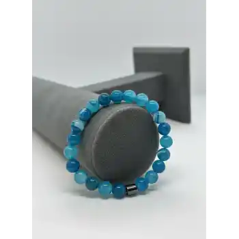 Akik Mavi Taş Bileklik