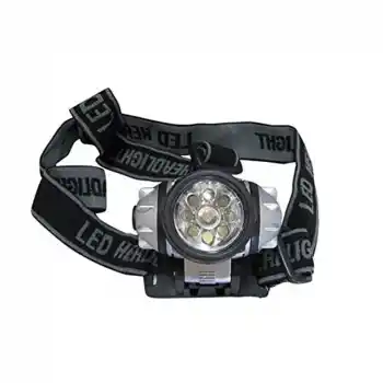 9 LED’li Pilli Kafa Lambası Güçlü Aydınlatma Kompakt Taşınabilir Model WT-042